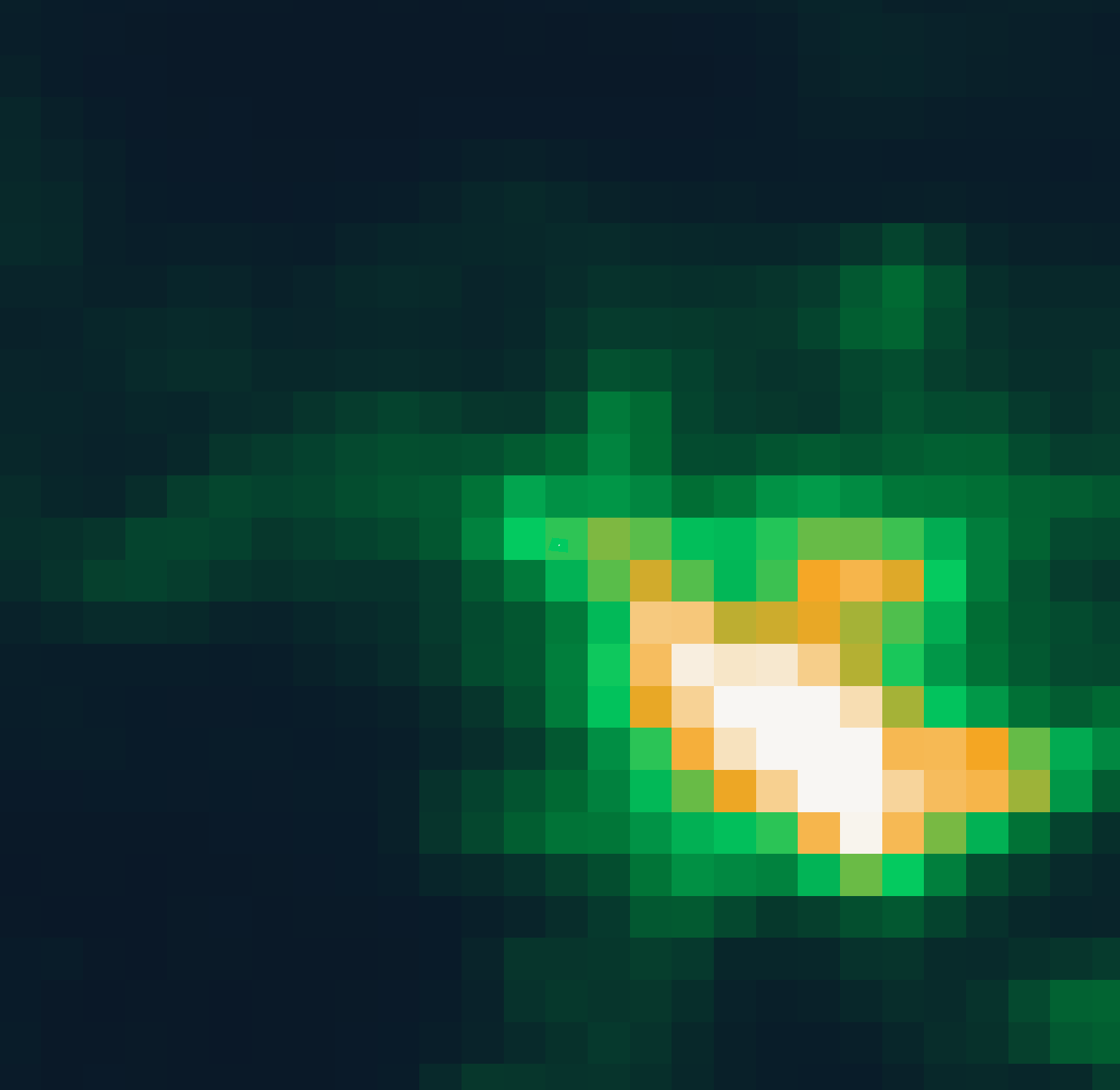 Mapa VIIRS Nightlights · NOAA
